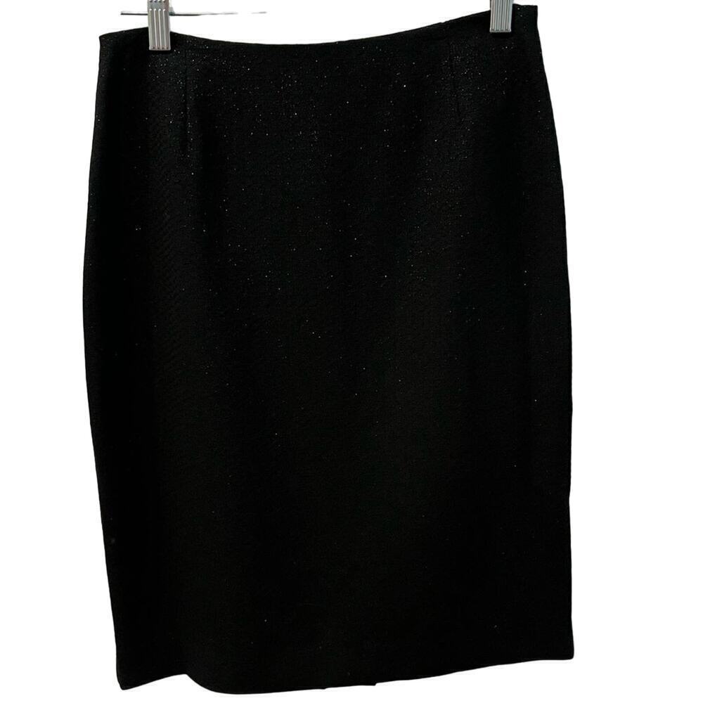 NWT London Times Pencil Metallic Thread Skirt | Women’s Size 4